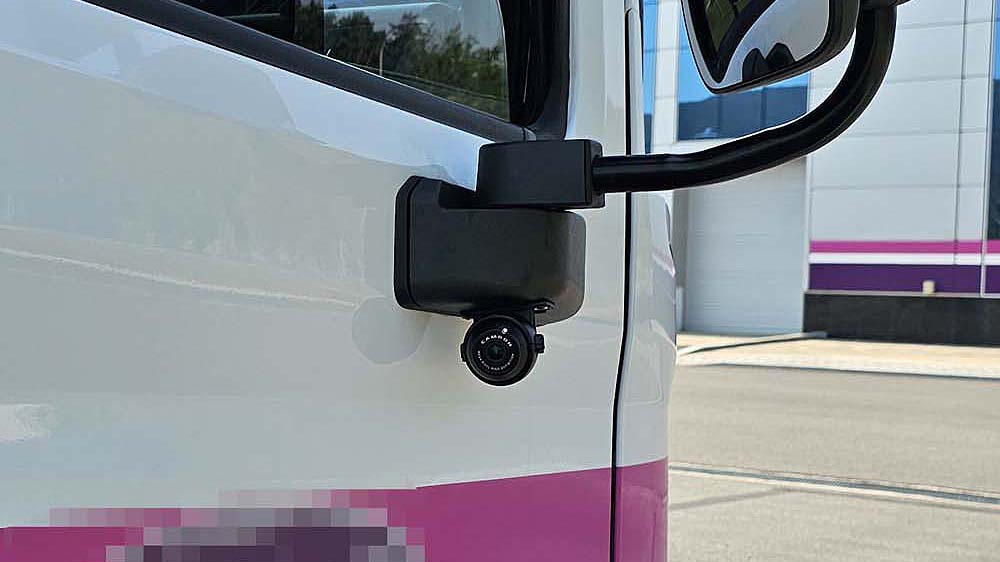 현대 파비스 측면 사각지대 감지 블랙박스 카메라 설치